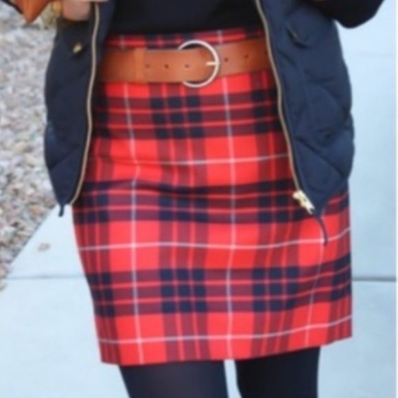 J. Crew Factory Dresses & Skirts - J.Crew Factory Plaid Mini Skirt Size 0